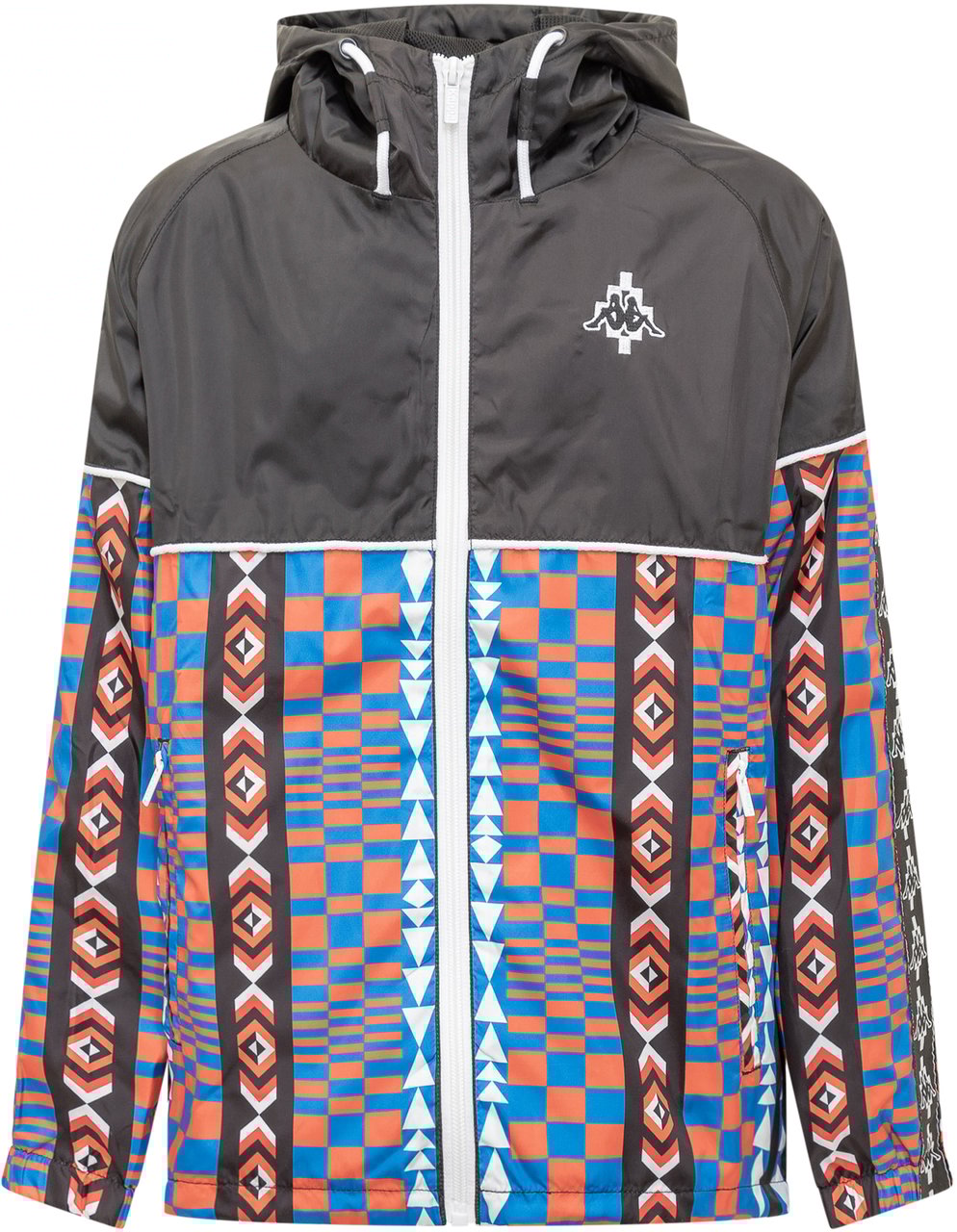 Marcelo Burlon Marcelo Burlon x Kappa Giacca a Vento Zwart