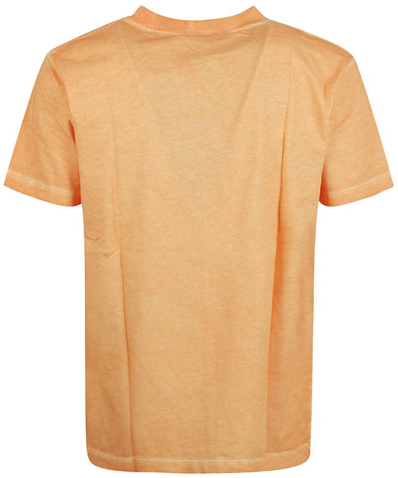 Marcelo Burlon Sunset Cross Regular T-Shirt Oranje