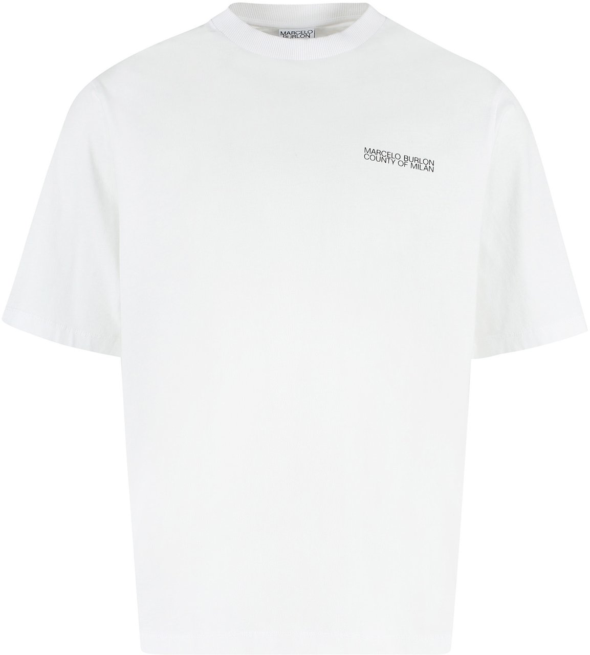 Marcelo Burlon Cotton crew-neck T-shirt Wit