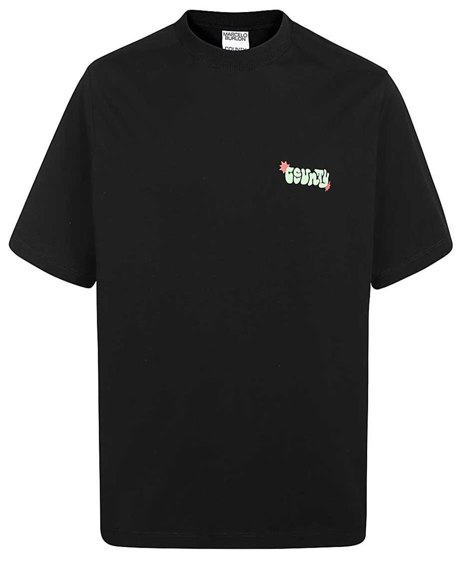 Marcelo Burlon Cotton T-shirt Zwart