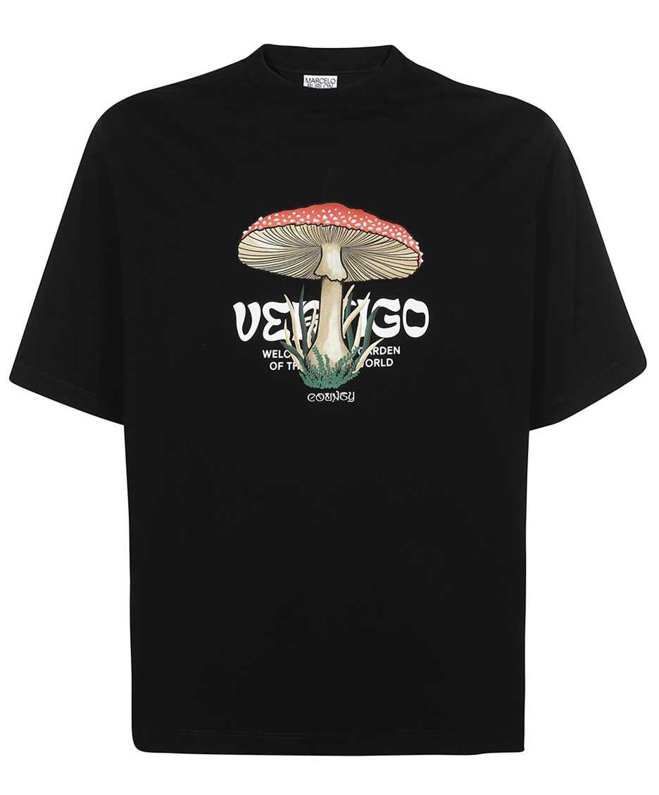 Marcelo Burlon Cotton crew-neck T-shirt Zwart