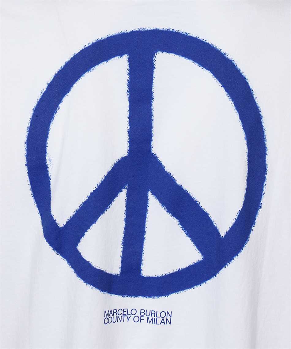 Marcelo Burlon Cotton crew-neck T-shirt Wit