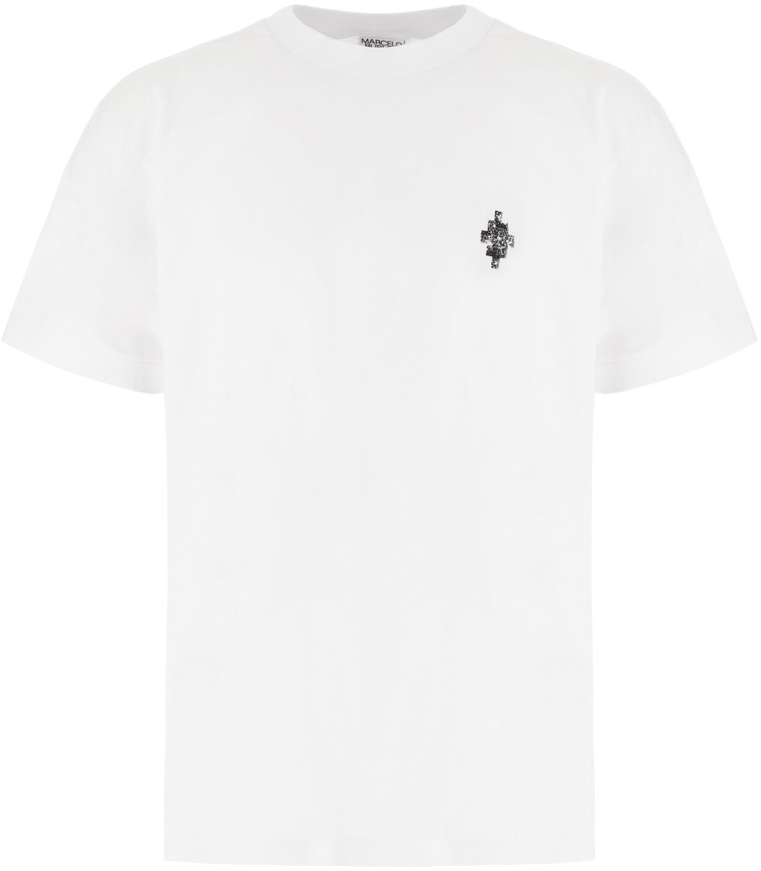 Marcelo Burlon Marcelo Burlon White cotton stretch t-shirt Wit