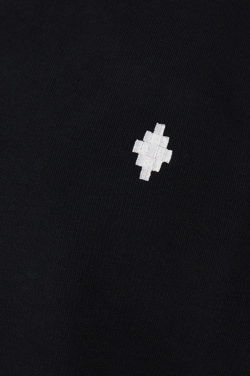 Marcelo Burlon Marcelo Burlon Black stretch cotton sweatshirt Zwart