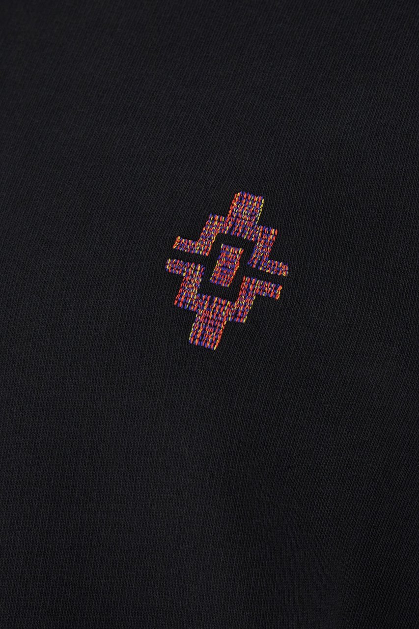 Marcelo Burlon Marcelo Burlon Black stretch cotton sweatshirt Zwart