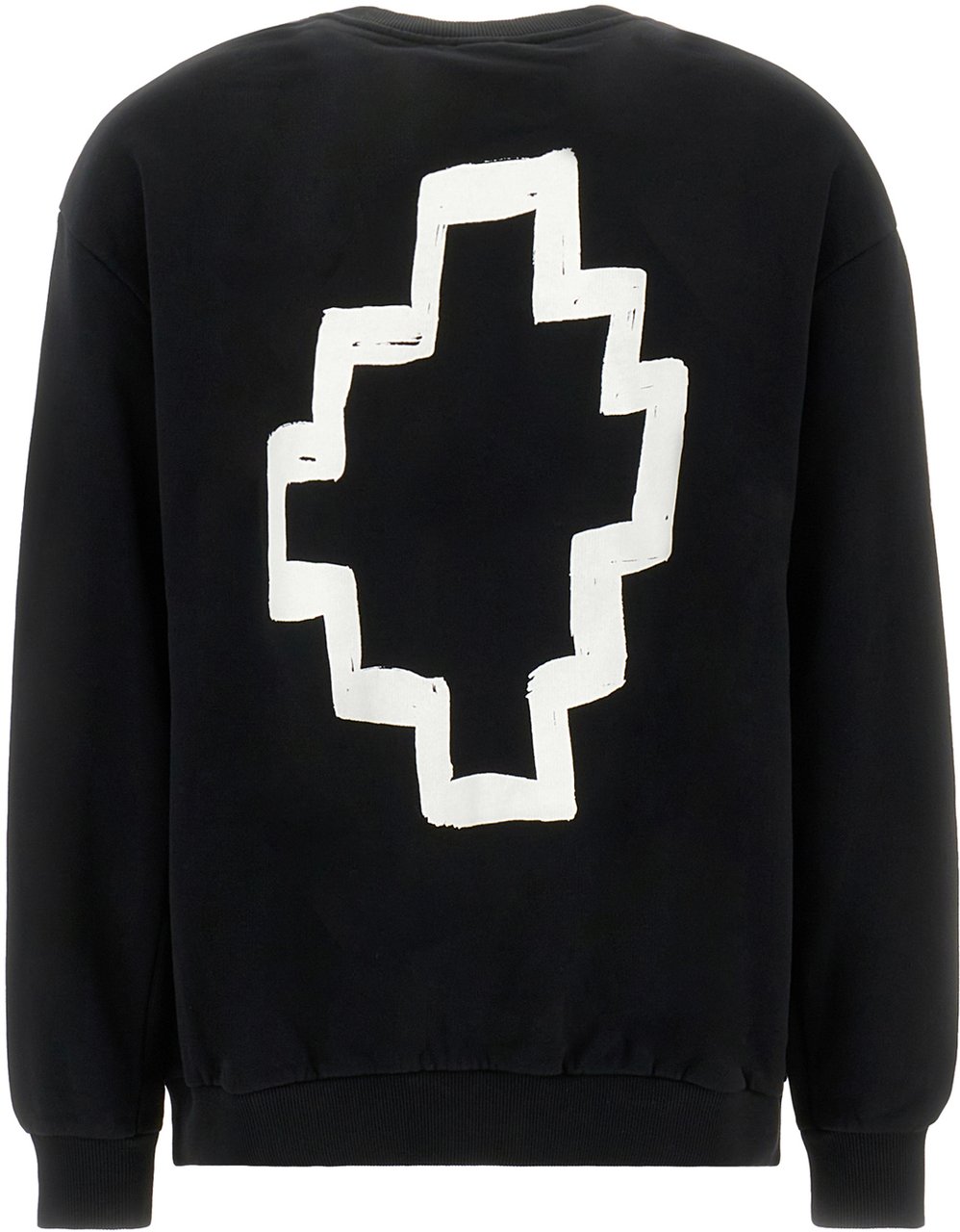 Marcelo Burlon Marcelo Burlon Black cotton oversize sweatshirt Zwart