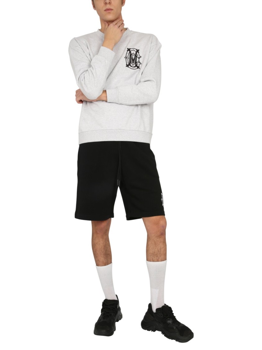 Marcelo Burlon "Monogram" Sweatshirt Wit