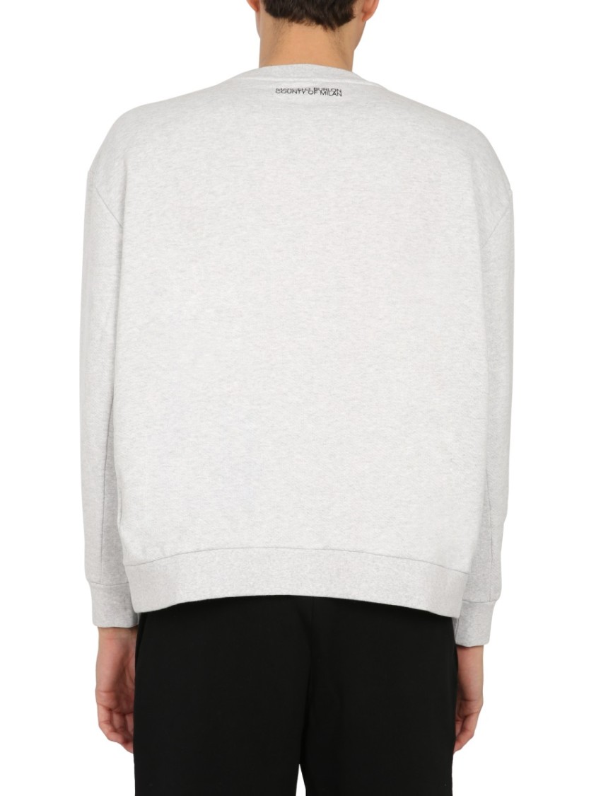 Marcelo Burlon "Monogram" Sweatshirt Wit