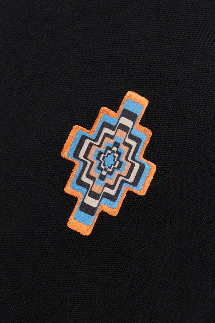 Marcelo Burlon Marcelo Burlon Black cotton oversize sweatshirt Zwart