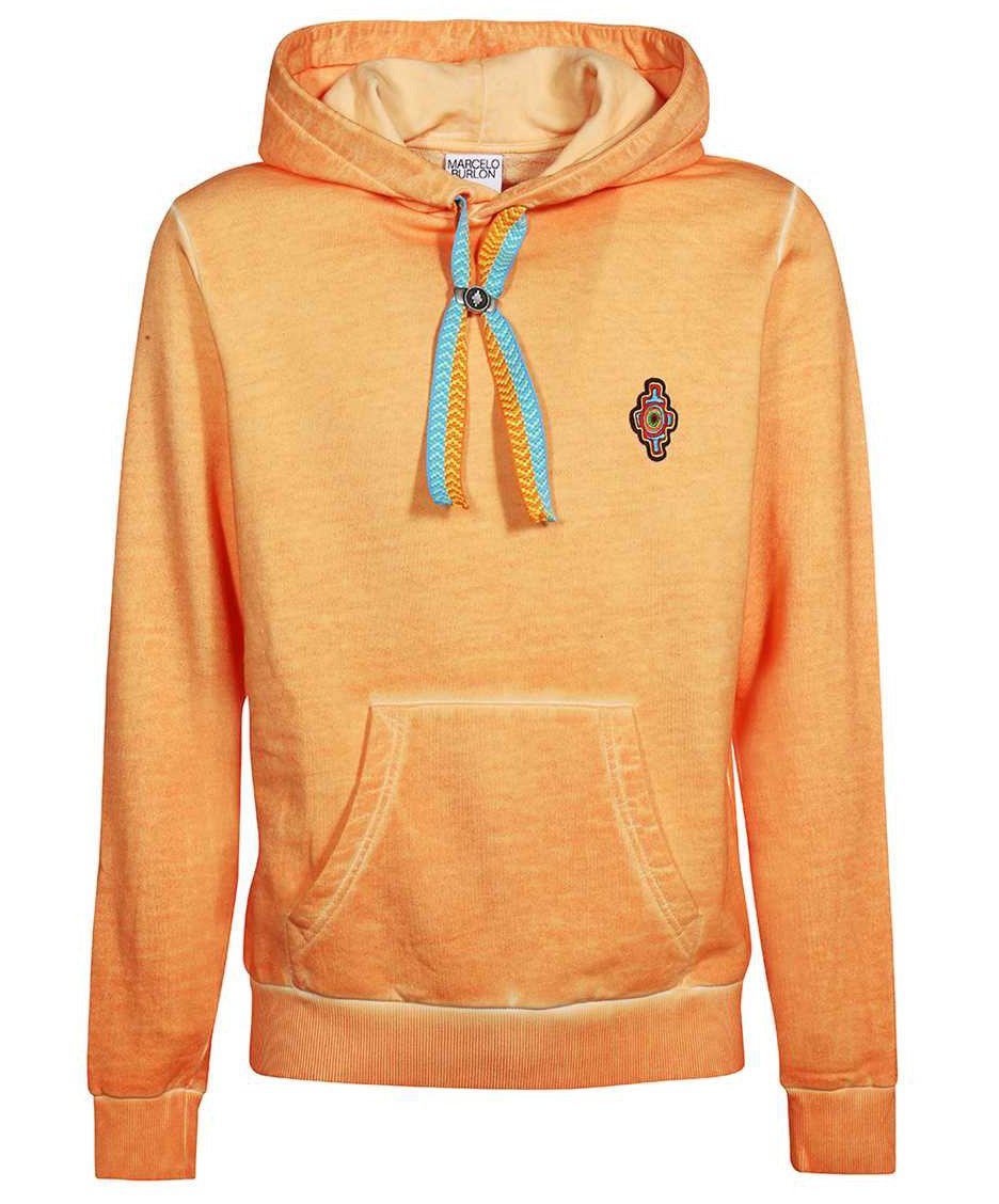 Marcelo Burlon Cotton hoodie Oranje