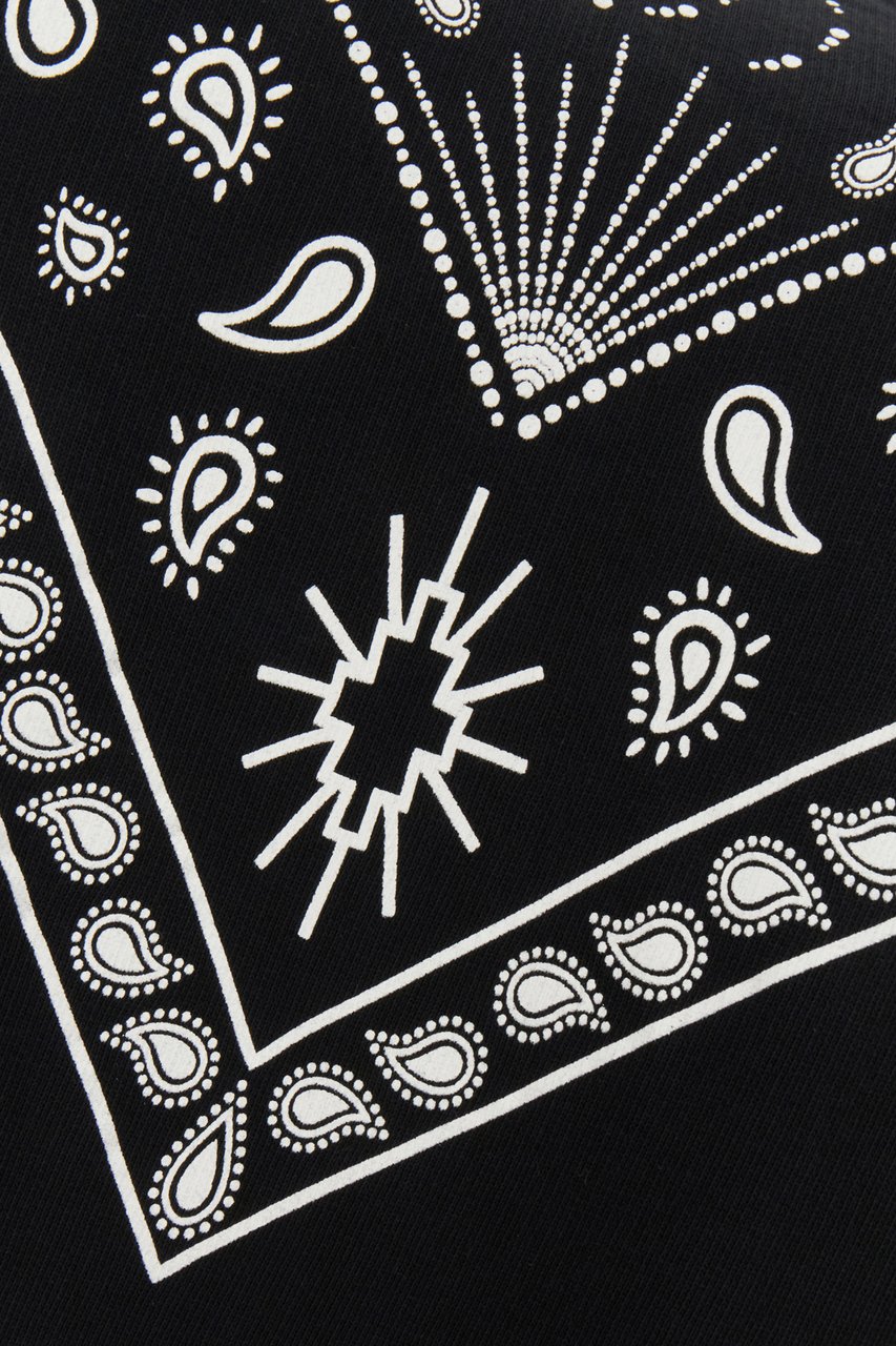 Marcelo Burlon Marcelo Burlon Black cotton oversize sweatshirt Zwart
