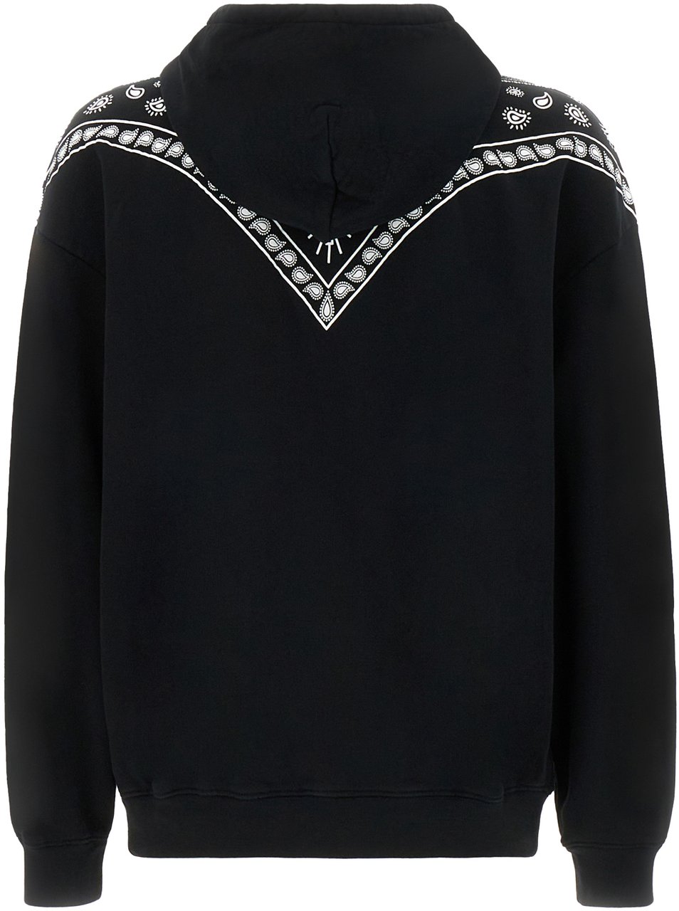 Marcelo Burlon Marcelo Burlon Black cotton oversize sweatshirt Zwart