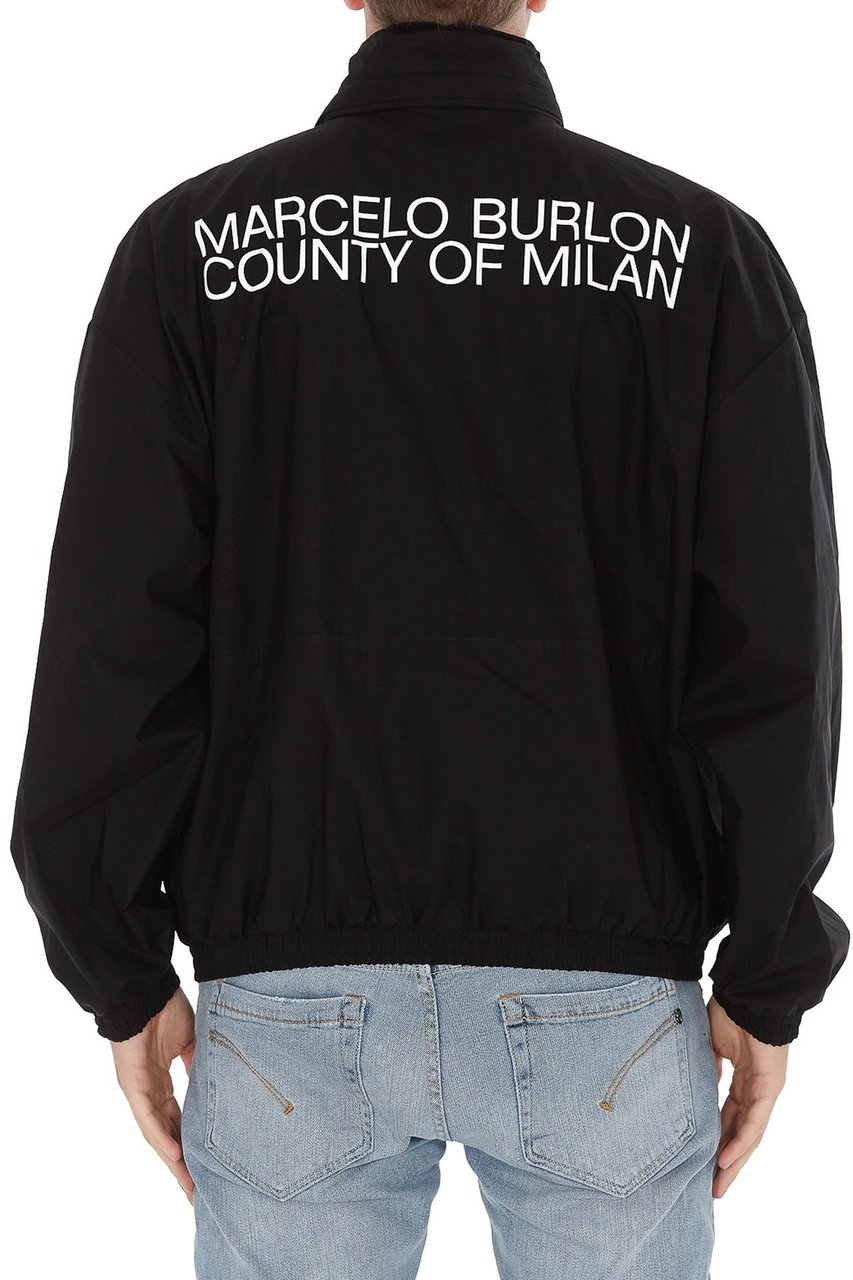 Marcelo Burlon Marcelo Burlon County Of Milan Cotton Jacket Zwart