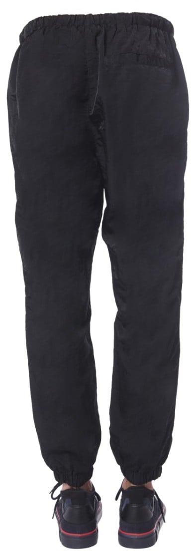 Marcelo Burlon Tapered Black Jogging Pants Zwart