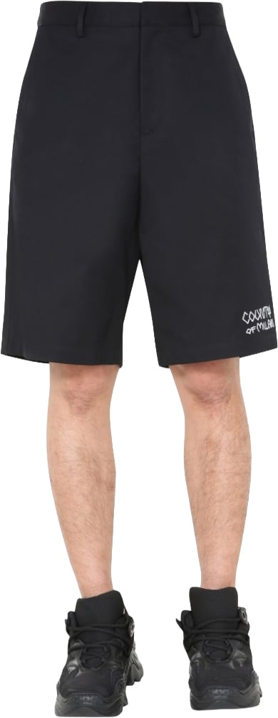 Marcelo Burlon “Country” Bermuda Zwart