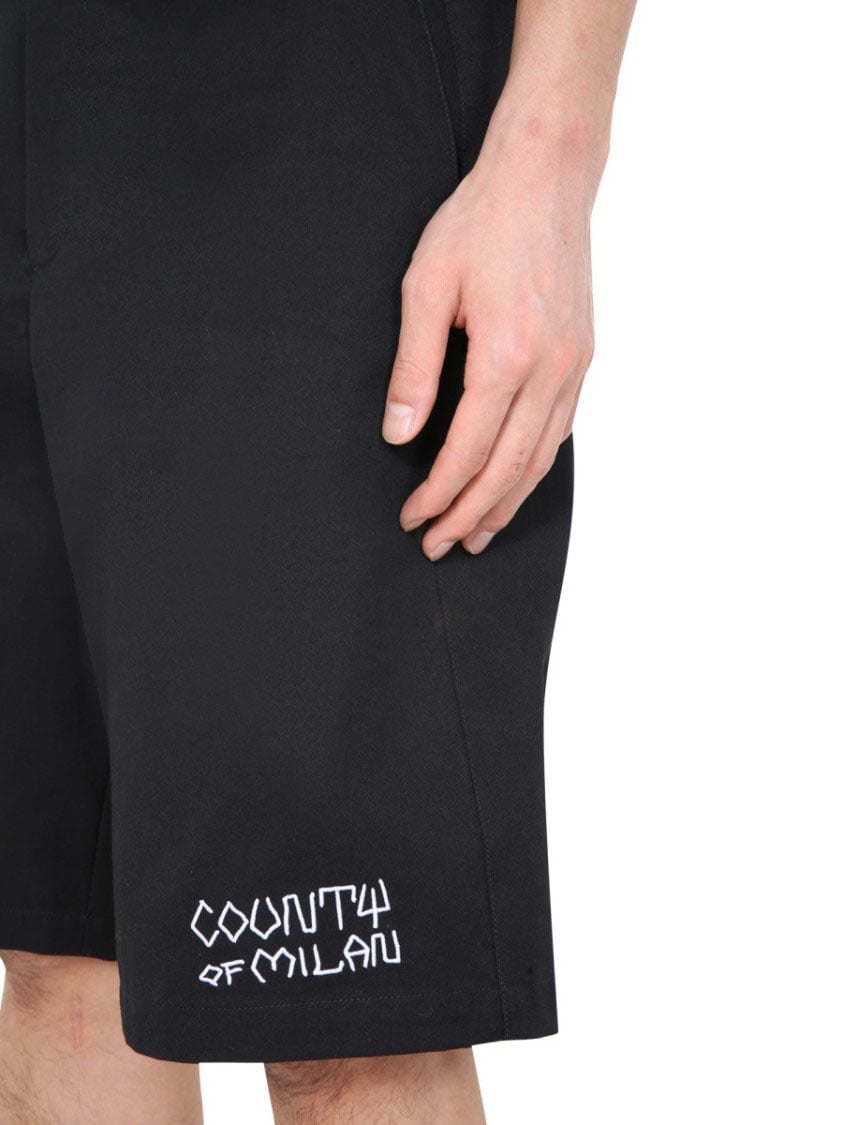 Marcelo Burlon “Country” Bermuda Zwart