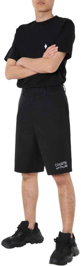 Marcelo Burlon “Country” Bermuda Zwart
