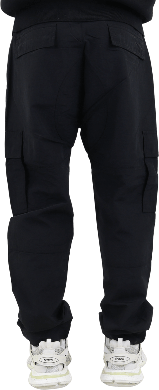Marcelo Burlon Heren Cross Nylon Cargo Pants Zwart