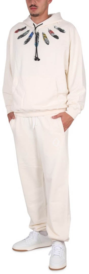 Marcelo Burlon Relaxed Fit Jogging Pants Neutraal