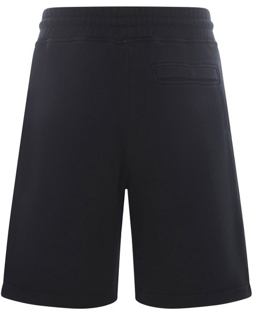 Marcelo Burlon Marcelo Burlon Cotton Basket Shorts Zwart