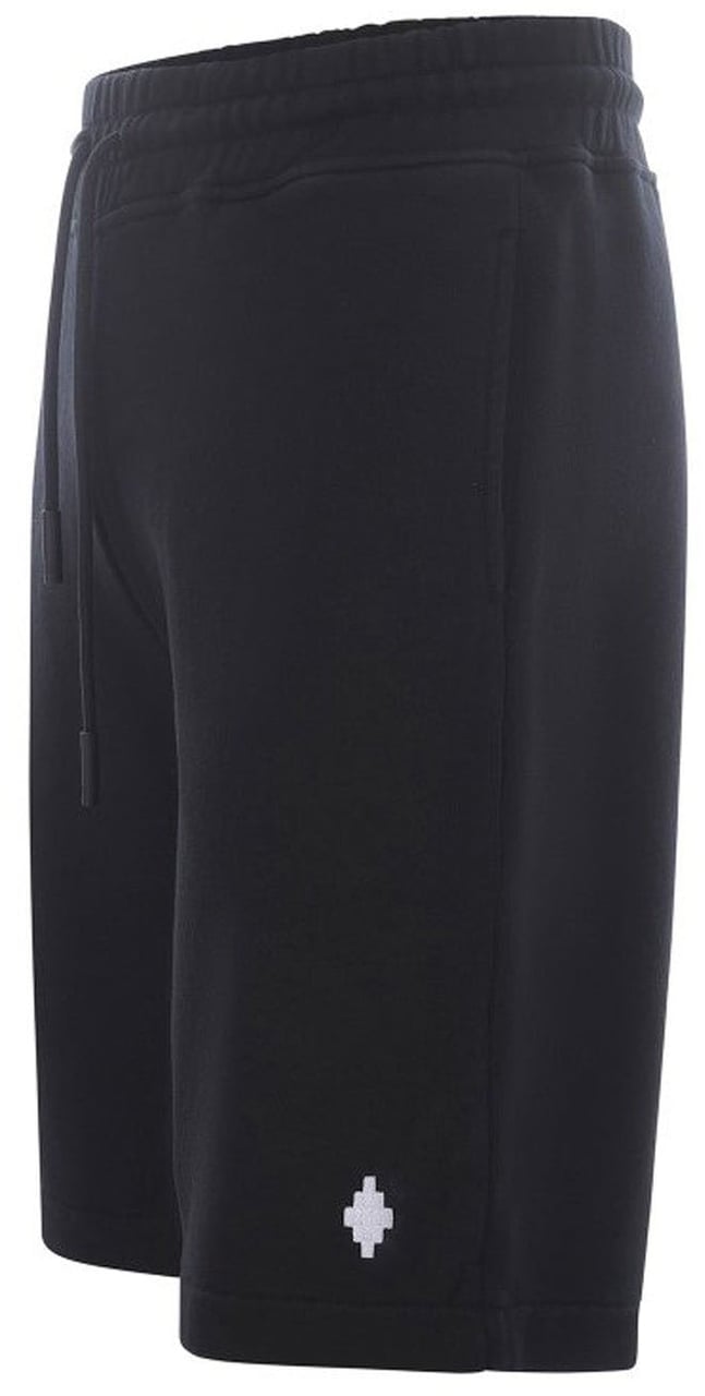 Marcelo Burlon Marcelo Burlon Cotton Basket Shorts Zwart