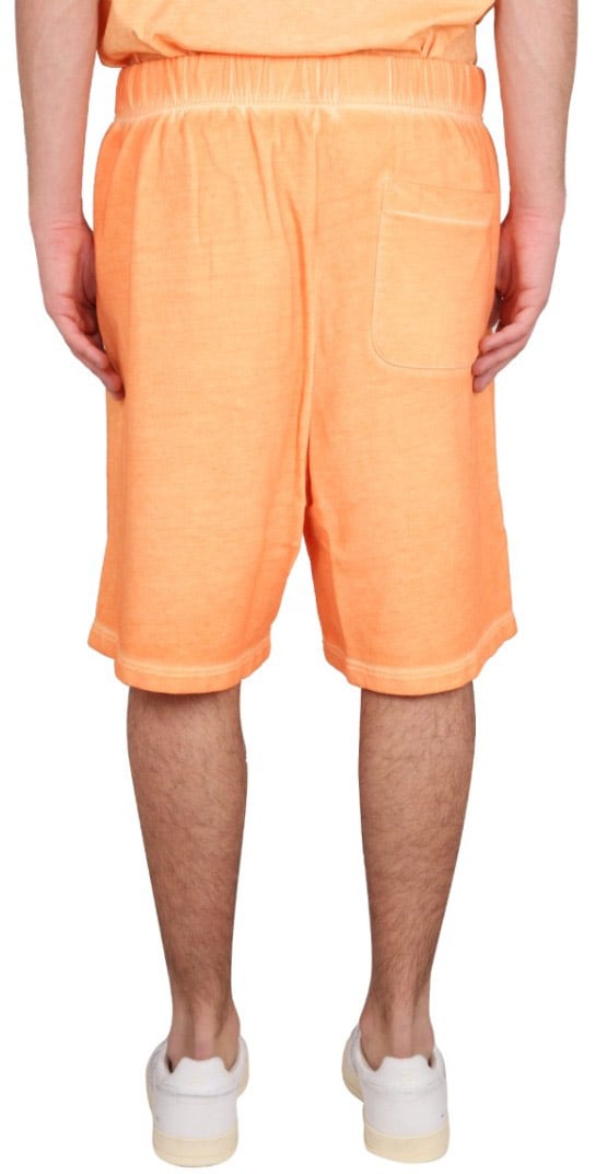 Marcelo Burlon Bermuda With Logo Oranje