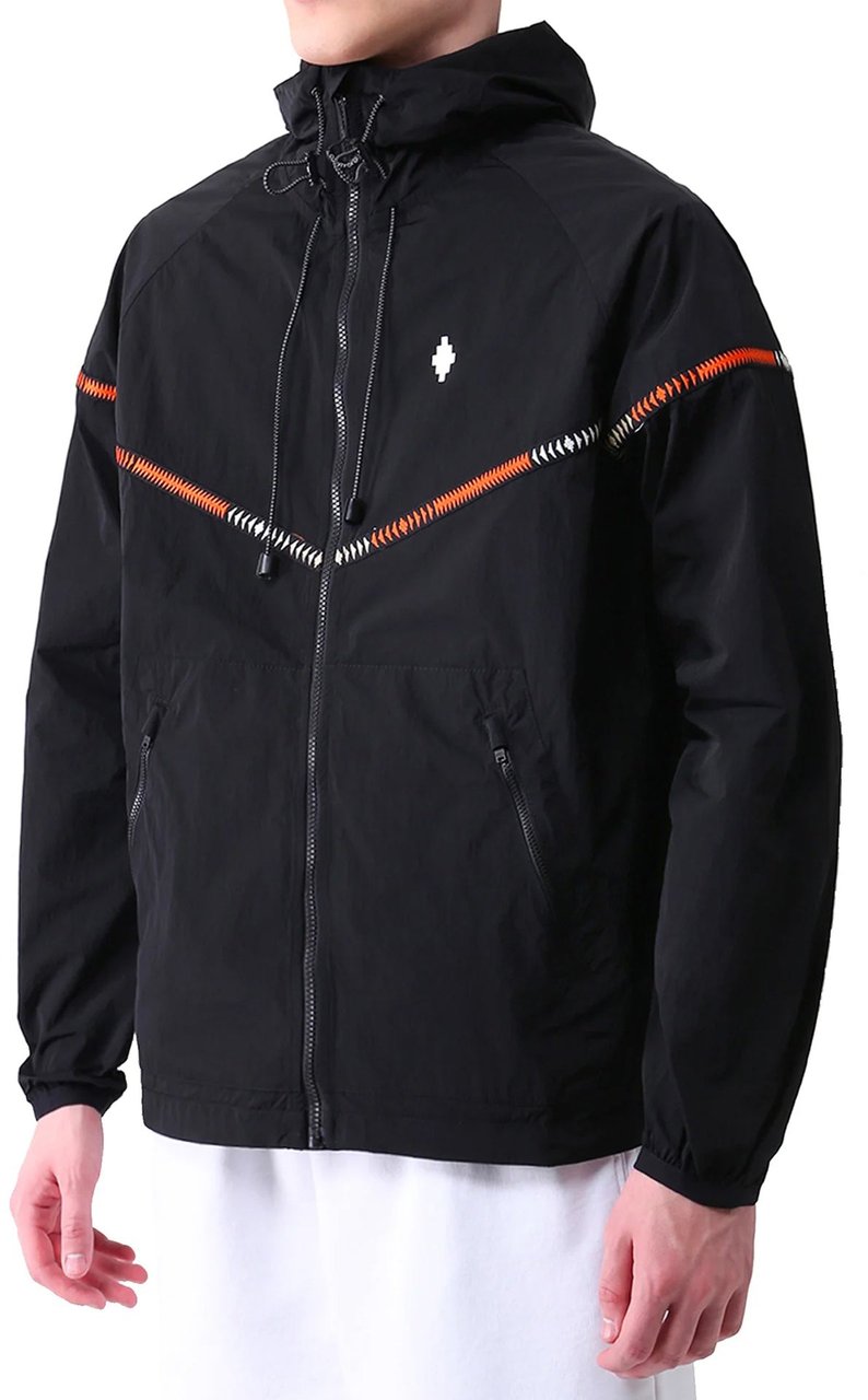 Marcelo Burlon Marcelo Burlon County Of Milan Windbreaker Jacket Zwart