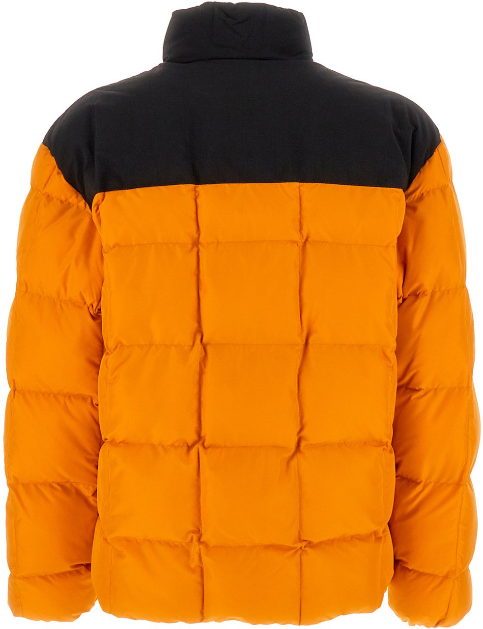 Marcelo Burlon Marcelo Burlon Two-tone polyester padded jacket Oranje