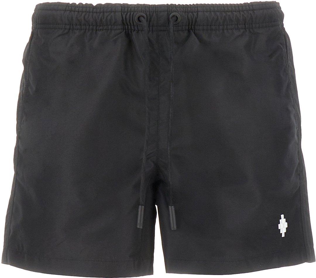 Marcelo Burlon Marcelo Burlon Black polyester swimming shorts Zwart