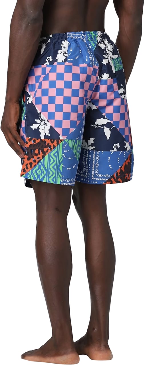 Marcelo Burlon Mix&match Patchwork Swim Shorts Divers