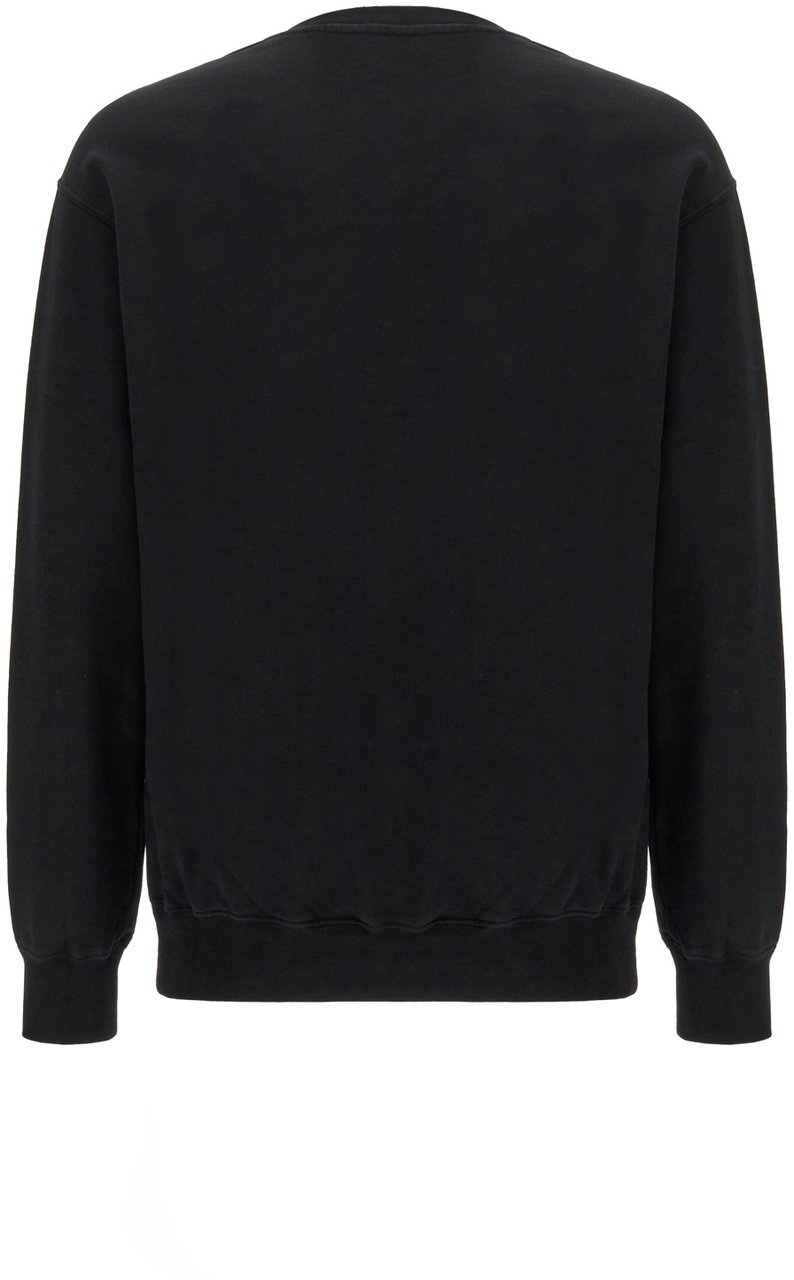 Marcelo Burlon Marcelo Burlon Black cotton blend sweater Zwart