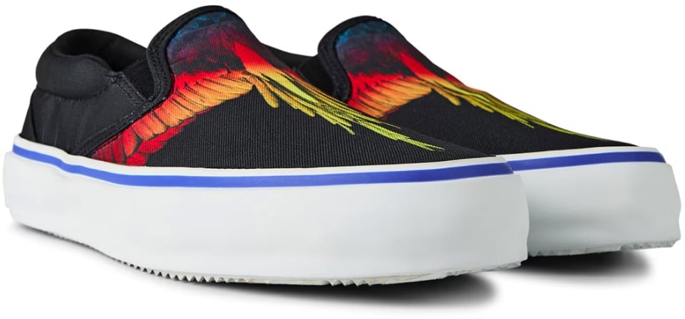 Marcelo Burlon Icon Wings Logo Slip-on Sneakers Zwart