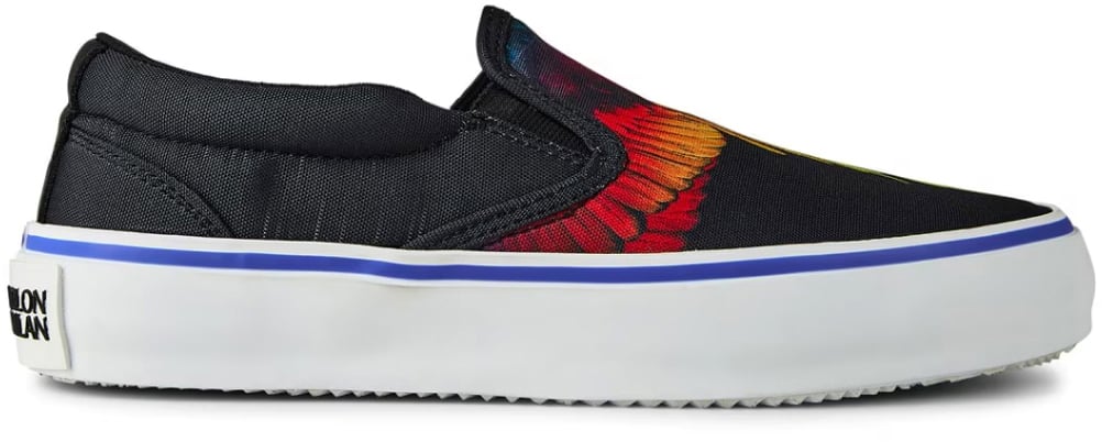 Marcelo Burlon Icon Wings Logo Slip-on Sneakers Zwart