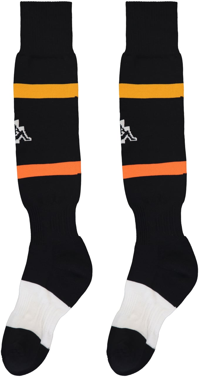 Marcelo Burlon Ribbed knee high socks Zwart