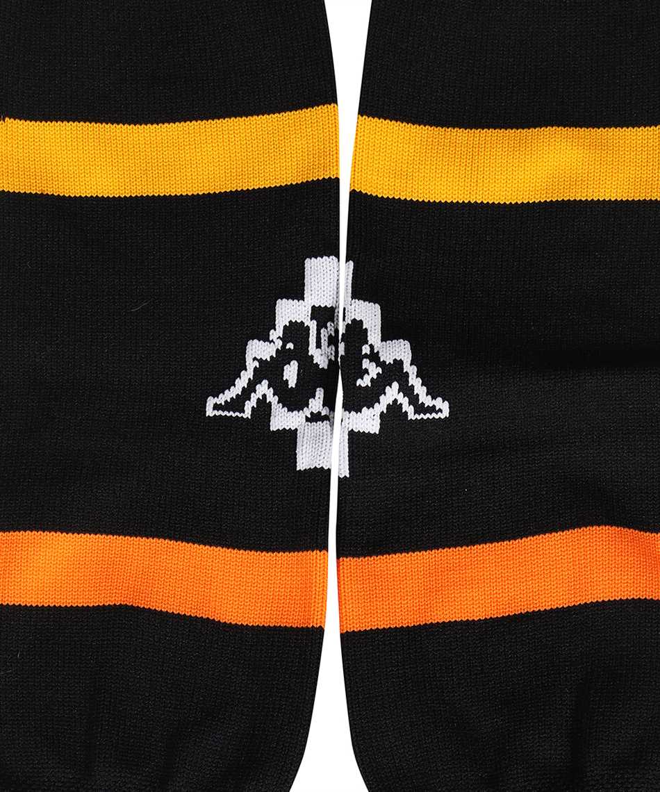 Marcelo Burlon Ribbed knee high socks Zwart