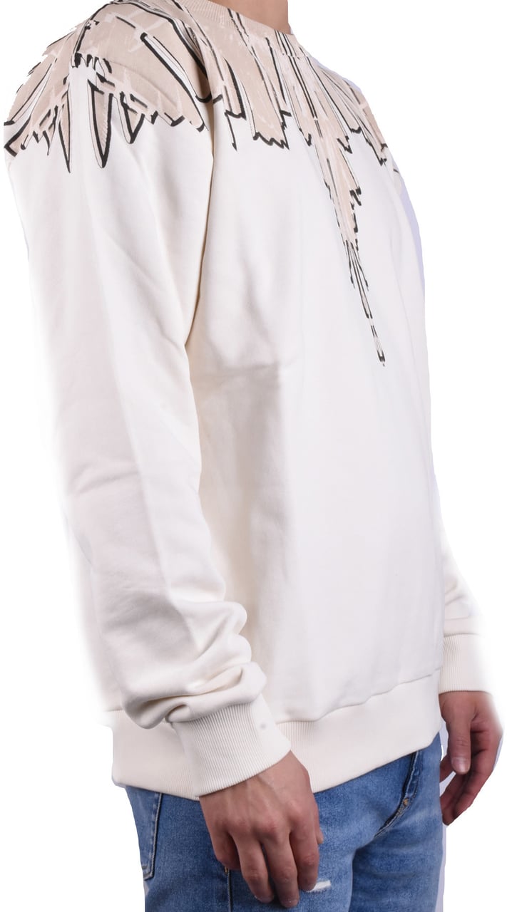 Marcelo Burlon Sweatshirt White Wit