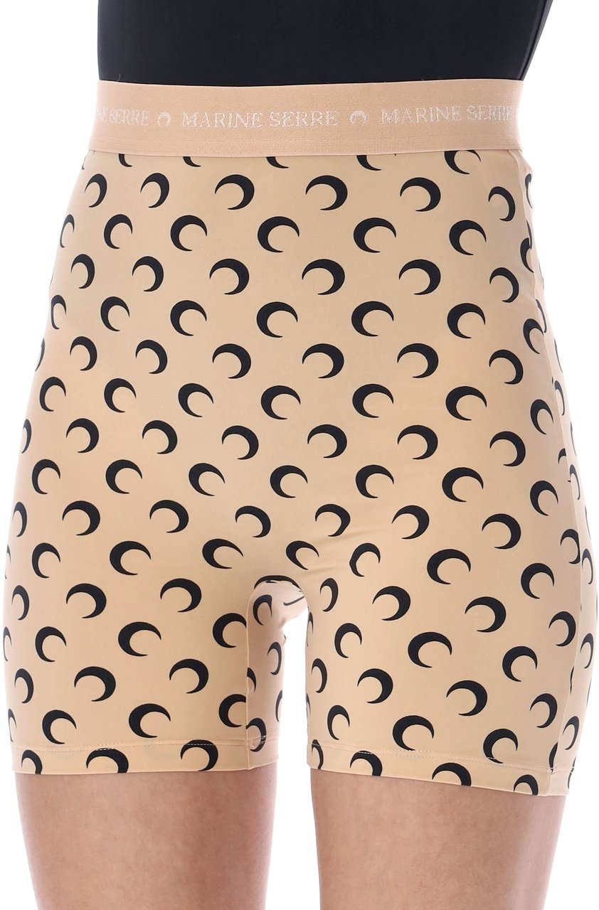 Marine Serre Ciclista Moon Tan Black Moon Beige