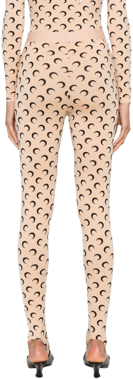 Marine Serre Trousers Beige Beige