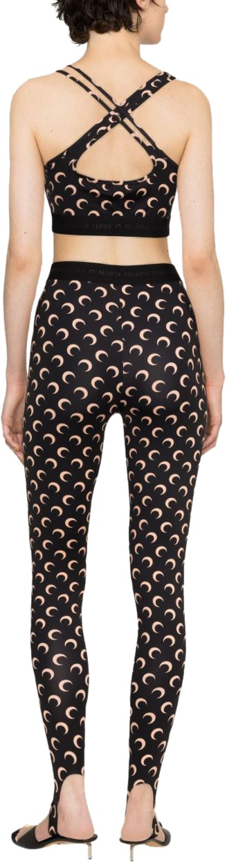 Marine Serre Trousers Nero Zwart