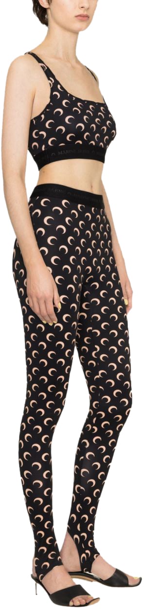 Marine Serre Trousers Nero Zwart
