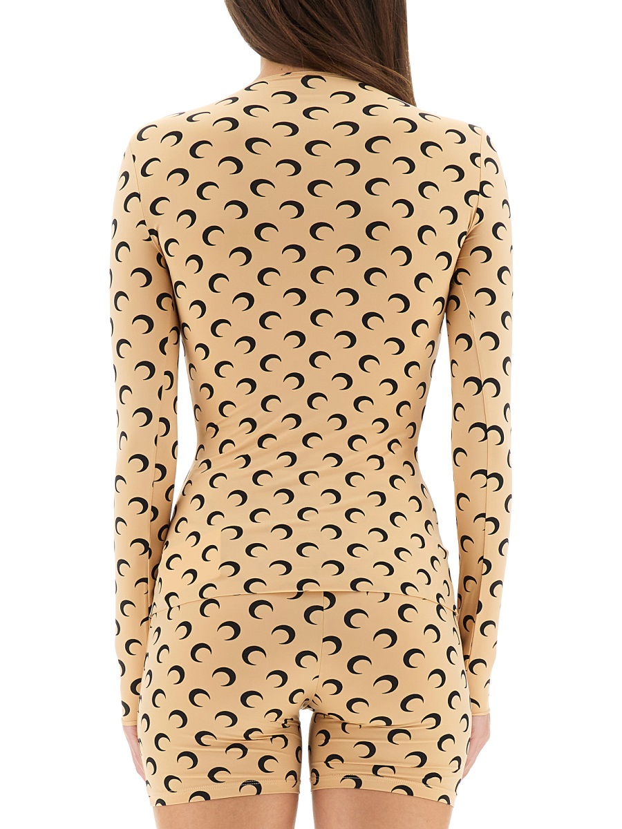 Marine Serre TOP "MOON" Beige