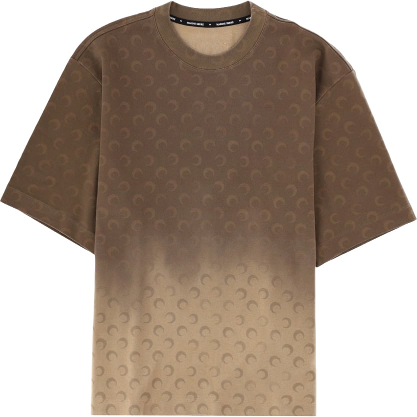 Marine Serre T-SHIRT "MOON" Grijs