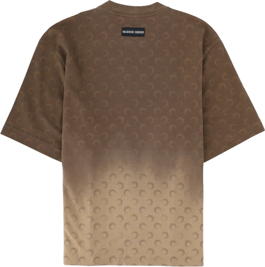 Marine Serre T-SHIRT "MOON" Grijs