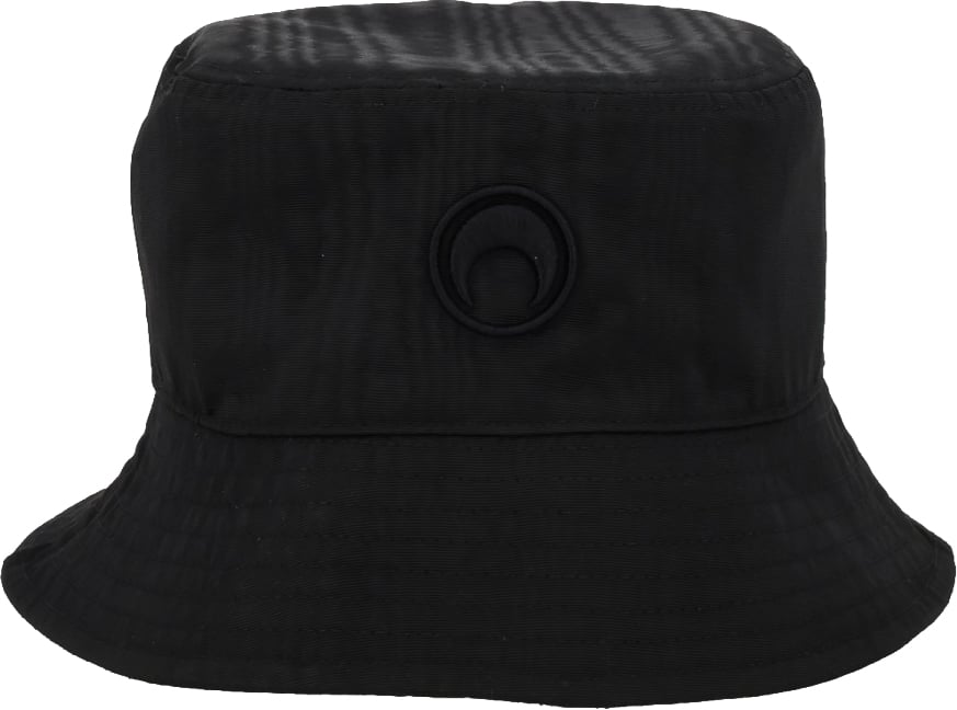 Marine Serre CAPPELLO BUCKET IN MOIRE Zwart