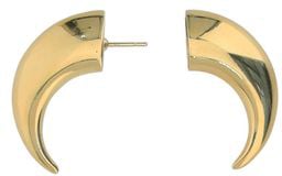 Marine Serre Marine Serre Gold Brass Earrings Goud