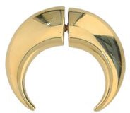 Marine Serre Marine Serre Gold Brass Earrings Goud