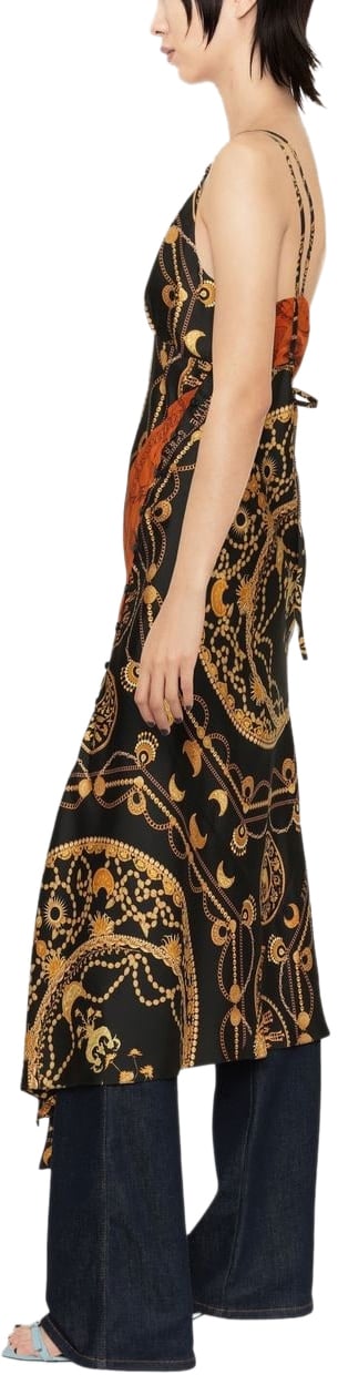Marine Serre Dresses Black Zwart