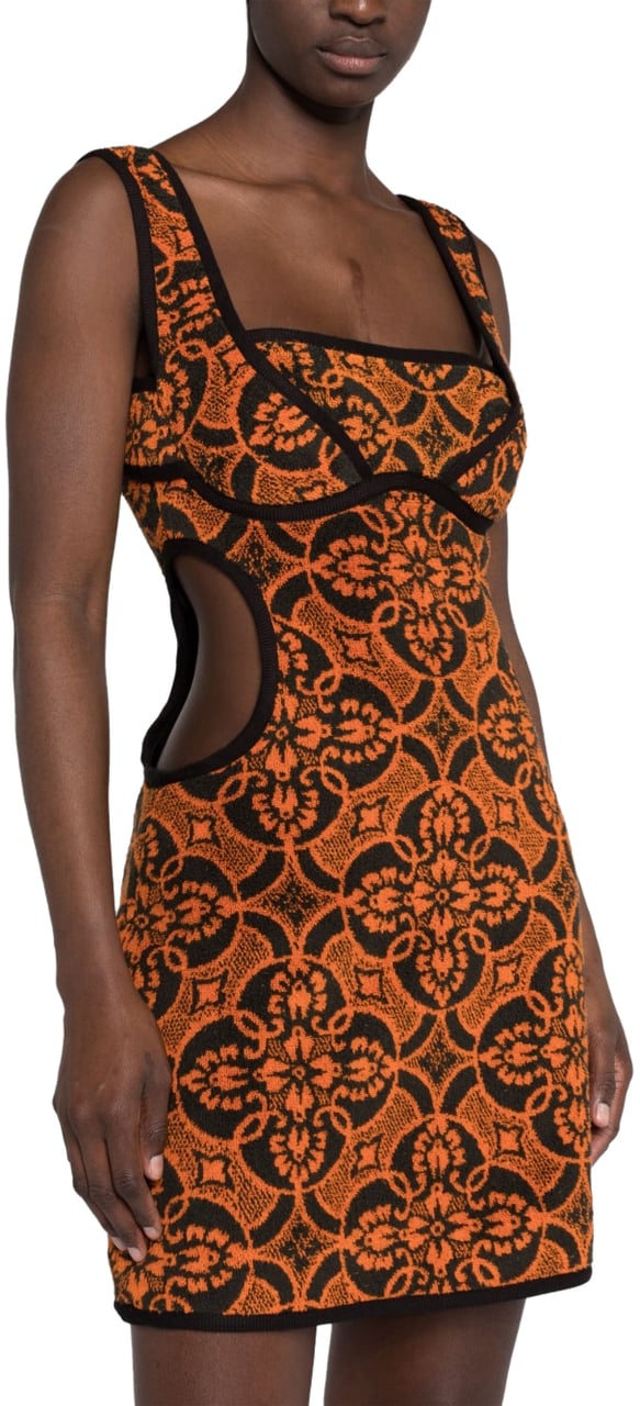 Marine Serre Dresses Red Rood