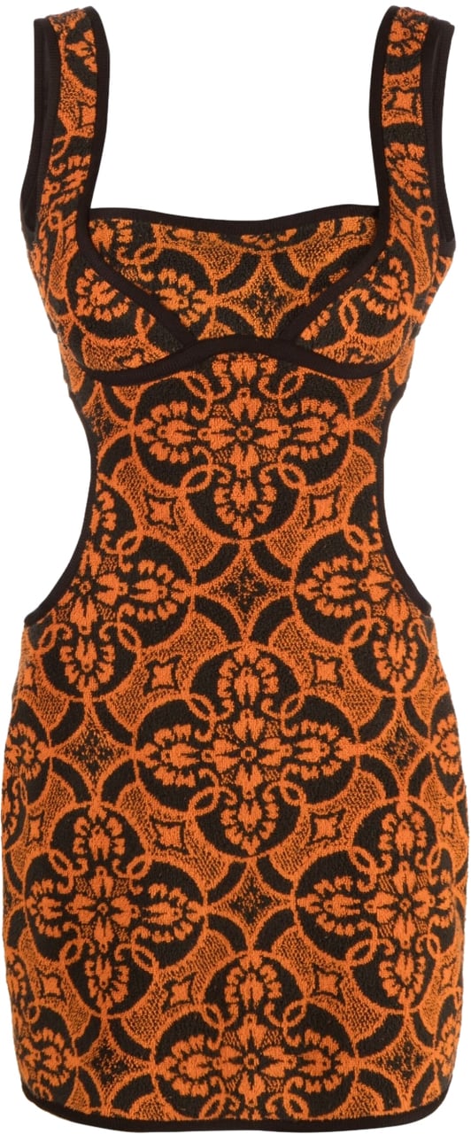 Marine Serre Dresses Red Rood