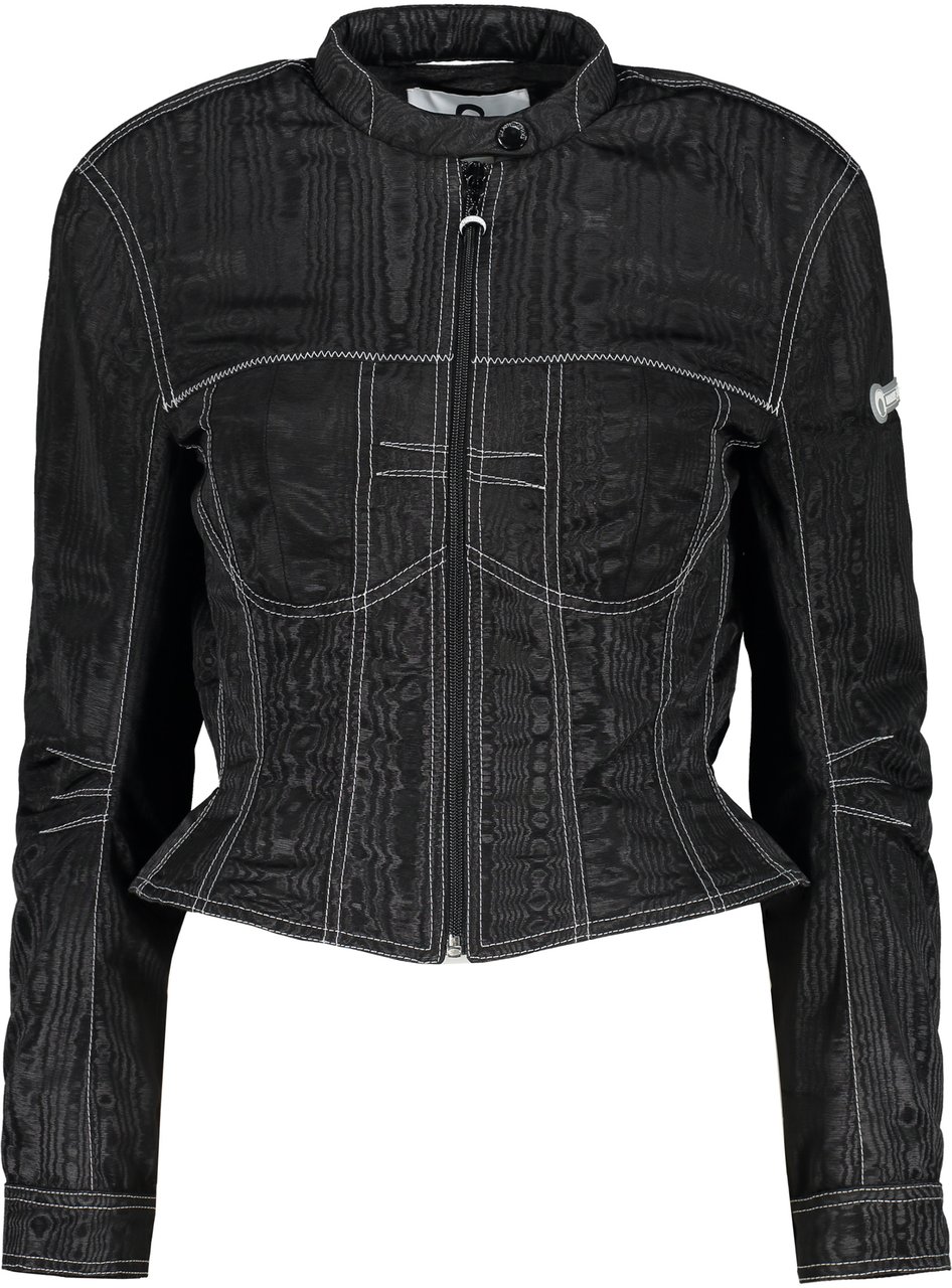 Marine Serre Techno fabric jacket Zwart